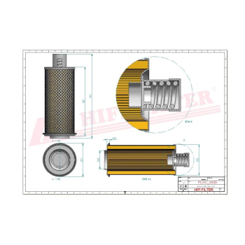 Filtr hydrauliczny VOLVO MECALAC BOBCAT PEL E7414082/00