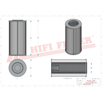 Filtr hydrauliczny GROVE HAKO 9.722.104450