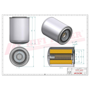 Filtr hydrauliczny HITACHI HSM 6185 HSM6185 57 204 158