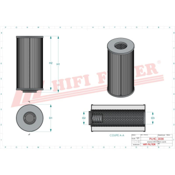 Filtr hydrauliczny CARRARO SCHAEFF HARTL ZETTELMEYER 2283453-2 2043940-7