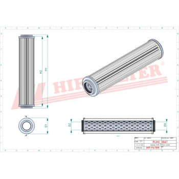 Filtr hydrauliczny TEREX TERRA 314540 01RS225/10VG10BP HY 14749