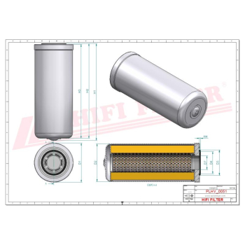 Filtr hydrauliczny JOHN DEERE AL156625 AL77061 8002180