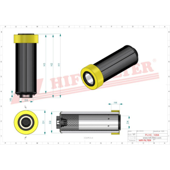 Filtr hydrauliczny VOLVO 14662207 VOE14662207