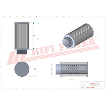 Filtr hydrauliczny FURUKAWA 923081C2 981293C91