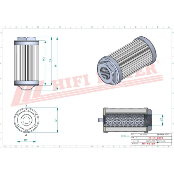 Filtr hydrauliczny VENIERI 848001080 HY 90150 HY90150