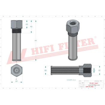 Filtr hydrauliczny CASE L129303 76086854