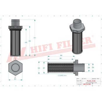 Filtr hydrauliczny EUROCOMACH MENZI-MUCK COLTRAX B317100043