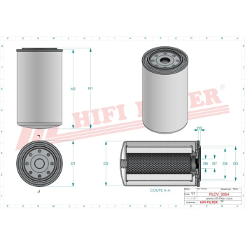 Filtr paliwa CASE HYUNDAI HOLLAND WIRTGEN 84477358 87360565