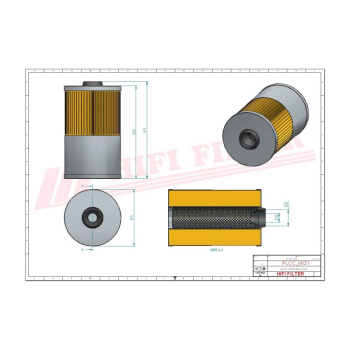 Filtr paliwa CASE SUNWARD 730403000255