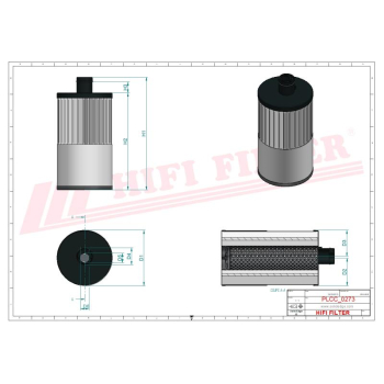 Filtr paliwa kompletny z separatorem LIEBHERR 11823470