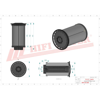 Filtr benzyny CATERPILLAR 4367077