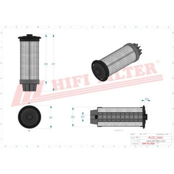 Filtr paliwa z sepatorem wody CATERPILLAR WACKER 5405119