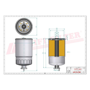 Filtr paliwa MANITOU ATLAS COPCO GEHL LIEBHERR 129886