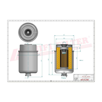 Filtr paliwa JOHN DEERE INGERSOLL NEUSON SDMO 37255