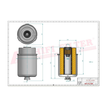 Filtr paliwa WACKER WEIDEMANN JOHN DEERE LIEBHERR WK8133 WK8191 RE529513 RE508202 RE522734