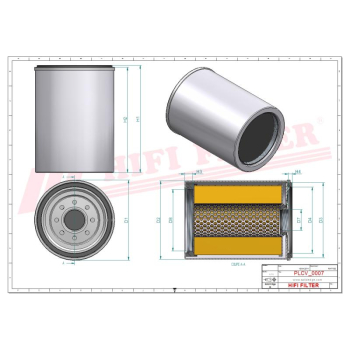 Filtr paliwa kompletny z separatorem ATLAS COPCO 28005355 23233