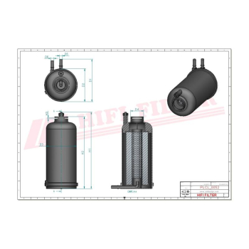 Filtr paliwa McCORMICK EUROVOIRIE MULTICAR BONETTI 42555920