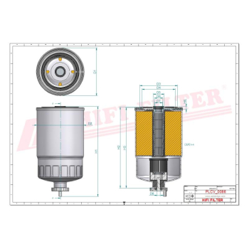 Filtr paliwa kompletny z separatorem REFORM AEBI 0906036