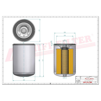 Filtr oleju JOHN DEERE LUGGER DUTCH RE561823 DZ118269