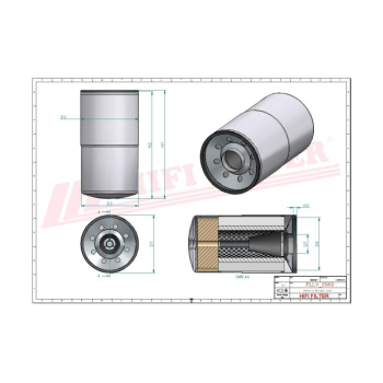 Filtr oleju JOHN DEERE SDMO RE557343 RE572785