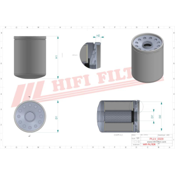 Filtr oleju JOHN DEERE HAGIE WIRTGEN DZ101885 DZ101884 DZ118283 RE521548 RE521420