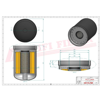 Filtr oleju JOHN DEERE ROTTNE CLAAS SDMO RE539279