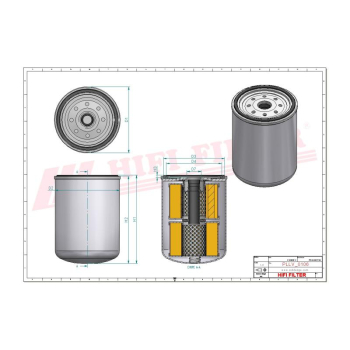 Filtr oleju SUMITOMO HITACHI HINO 15607-1731 15607-1732 15607-1830 15607-1600 S1560-71733 4429729 4285963