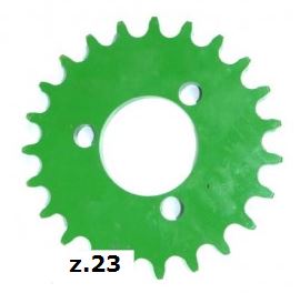 Zębatka Z-23 3-otwory (ł.3/4) Z45660