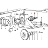 Zębatka wewnętrzna napędu pompy hydraulicznej 0.008.4666.0
