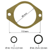 Zestaw montażowy pompy hydr. fi80mm rozstaw 110mm  (7700699934 + 7700026380 + 7700026374) 6005011170